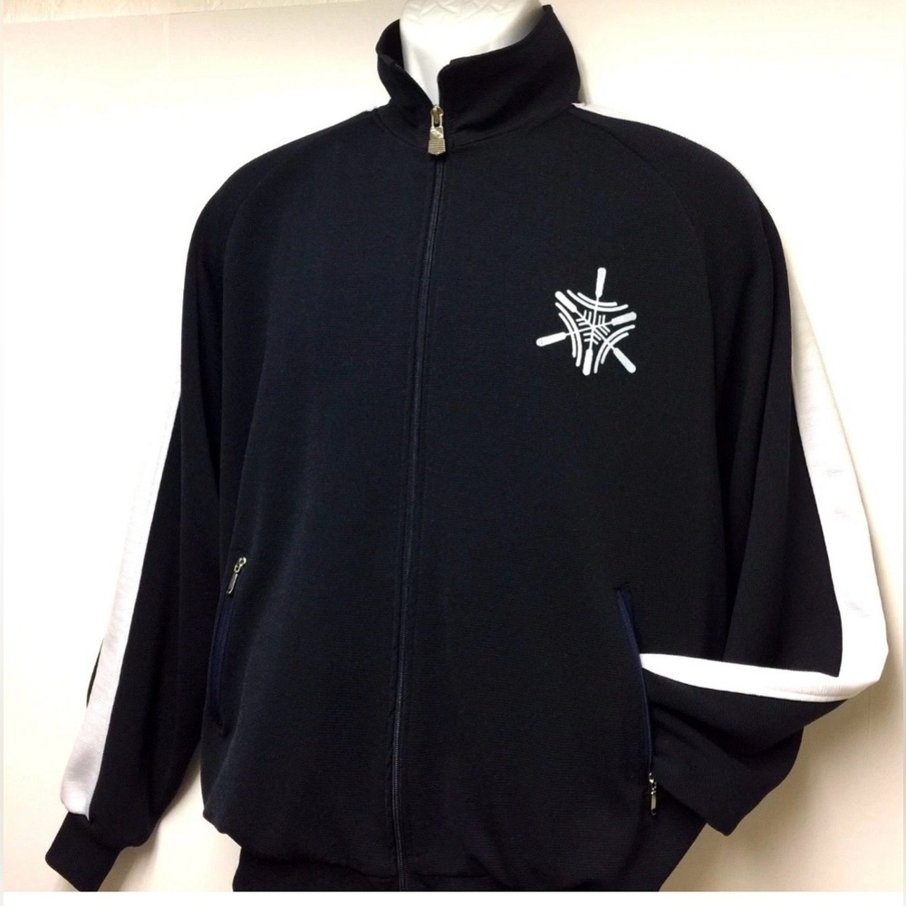 Black and White Track Jacket